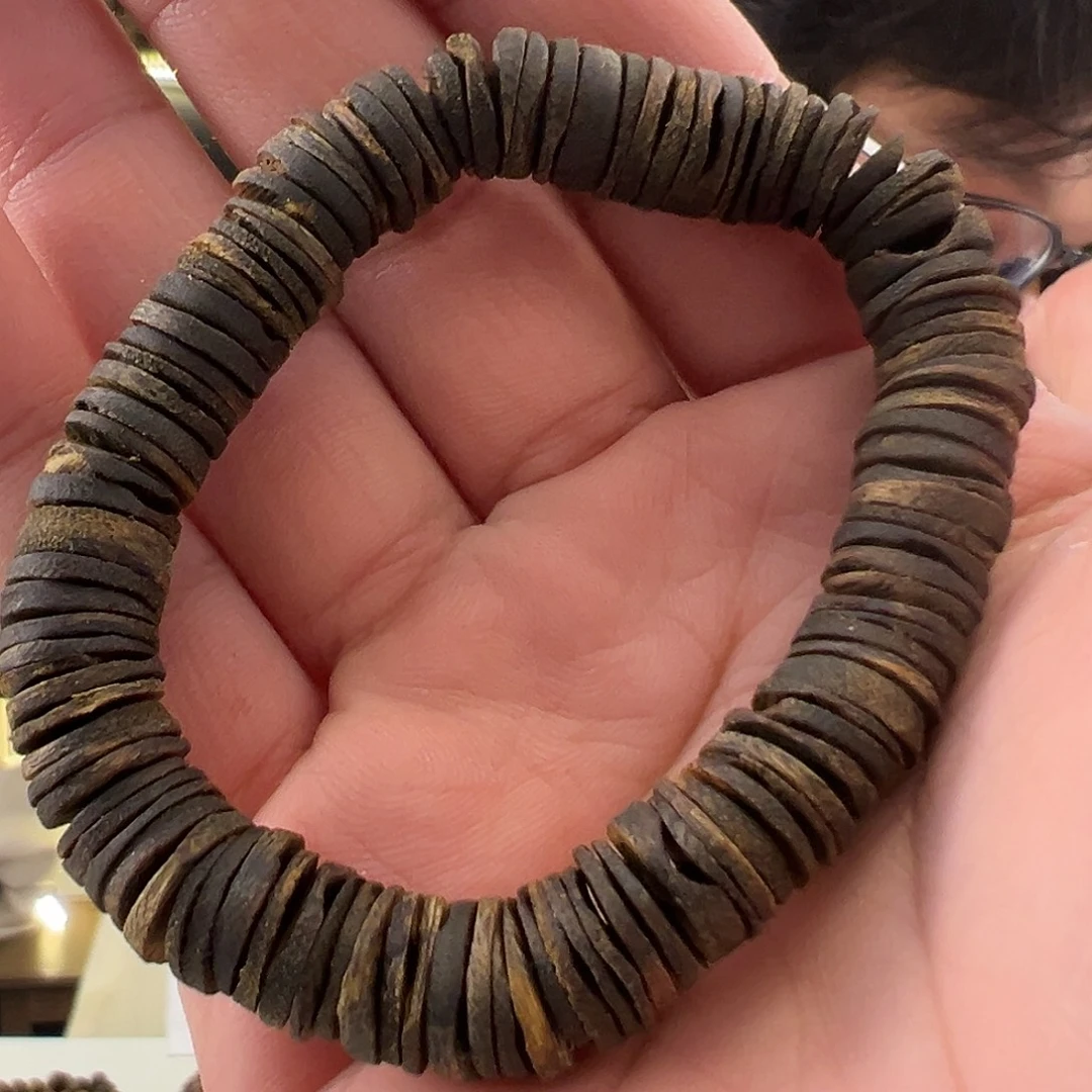 沉香手串沉水片片珠10mm13g