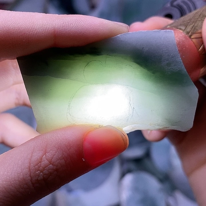 翡翠裸石纯天然翡翠