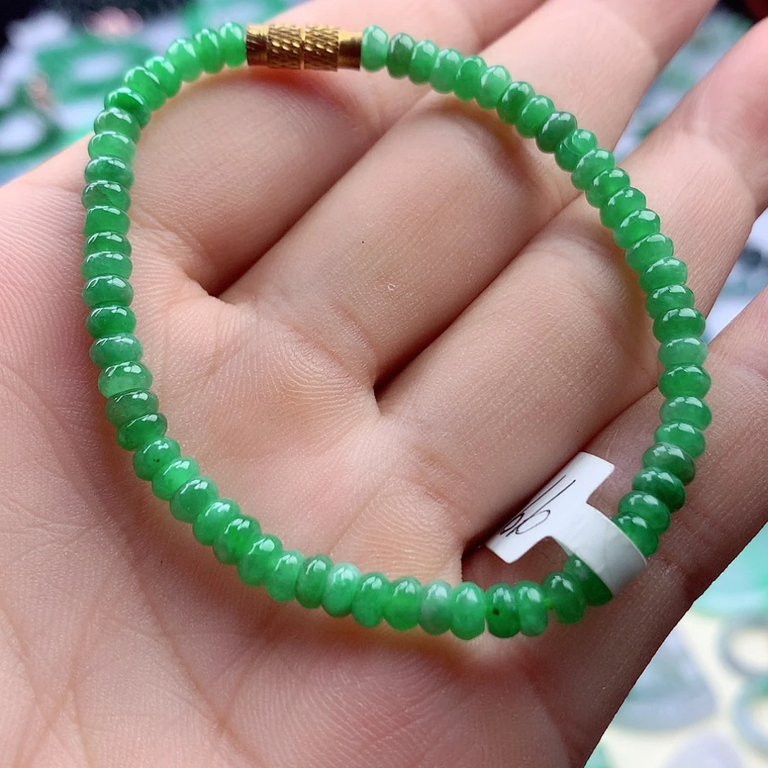 手链翡翠未镶嵌手串