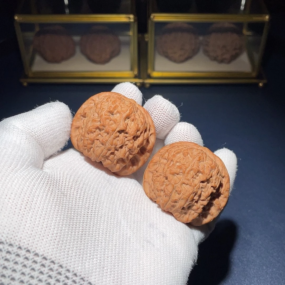 丹***父吊坠文玩核桃41.5血麒麟