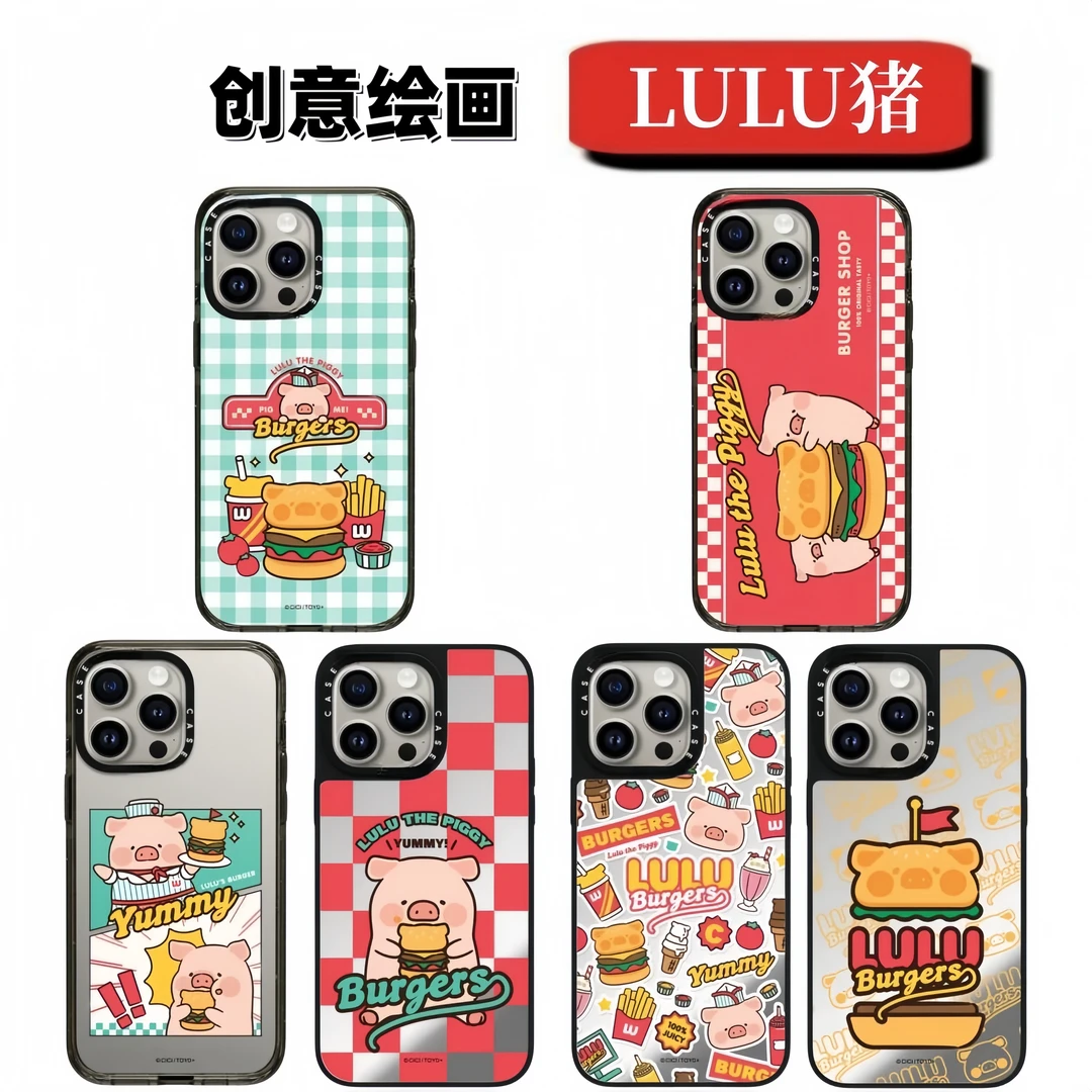 【LULU猪】创意亚克力Magsafe磁吸款镜面16Promax/14/13/15/手机壳