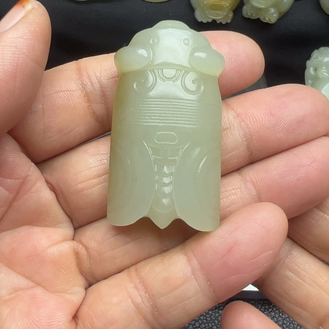 和田玉（糖玉）未镶嵌吊坠(不含链)