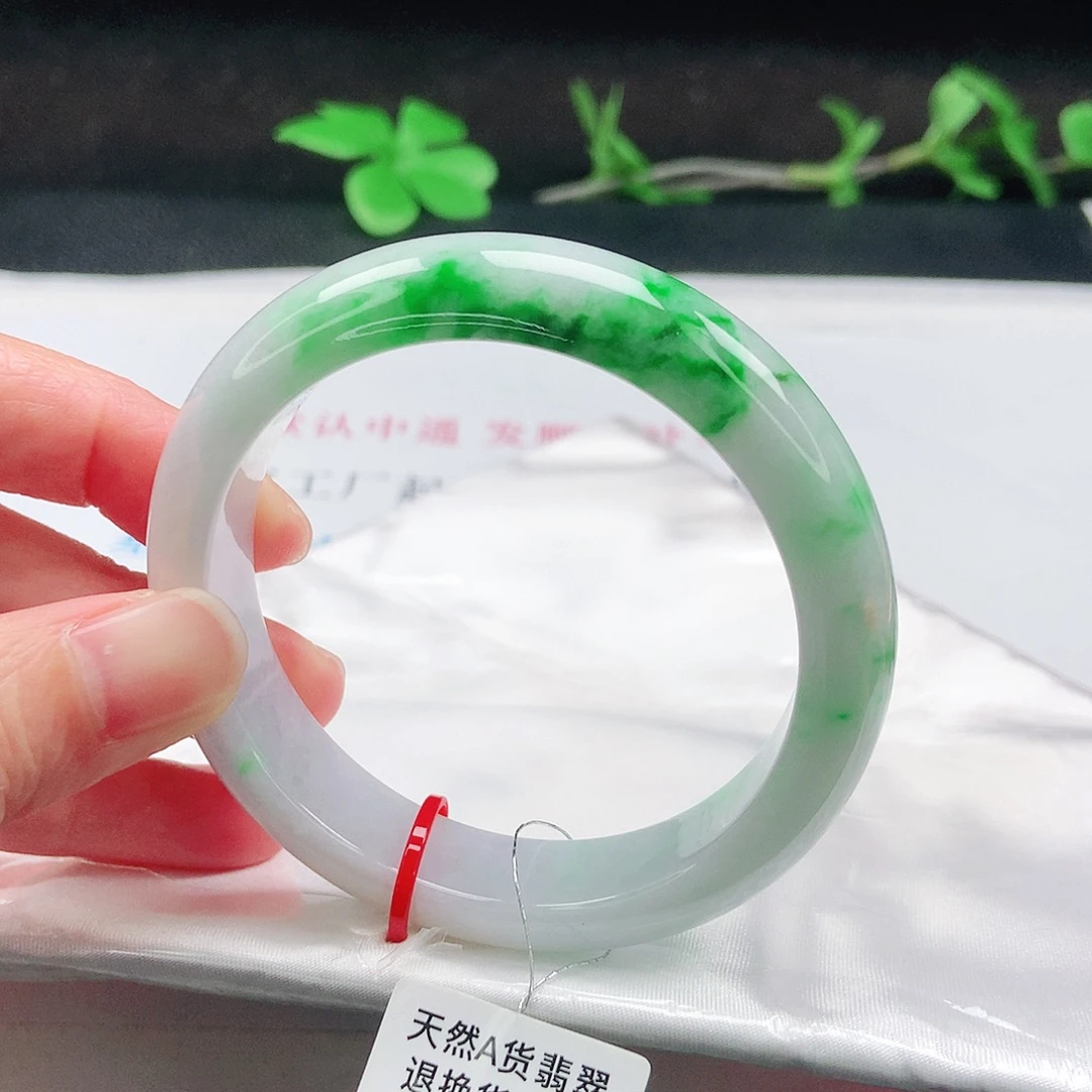 未镶嵌手镯翡翠55圈