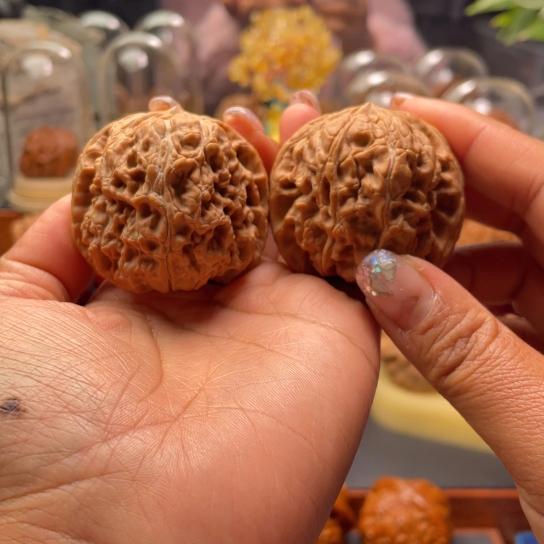 文玩核桃把件精品门墩45