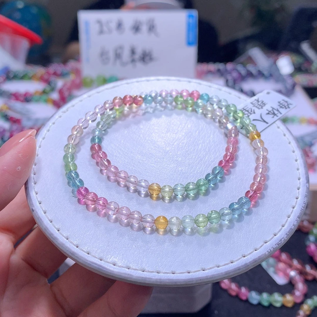 【闪购商品】未镶嵌手串碧玺4.4m净体