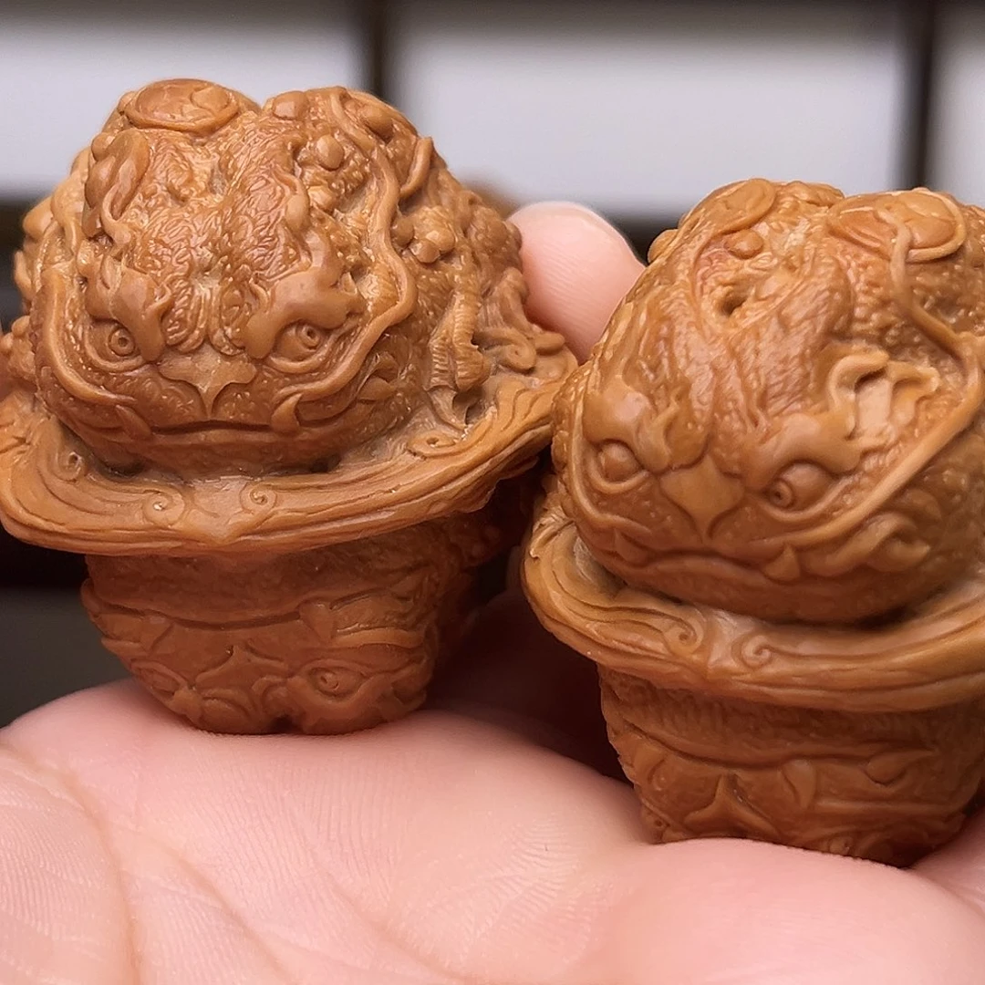 蓝***人手串/手链核桃龙蟾