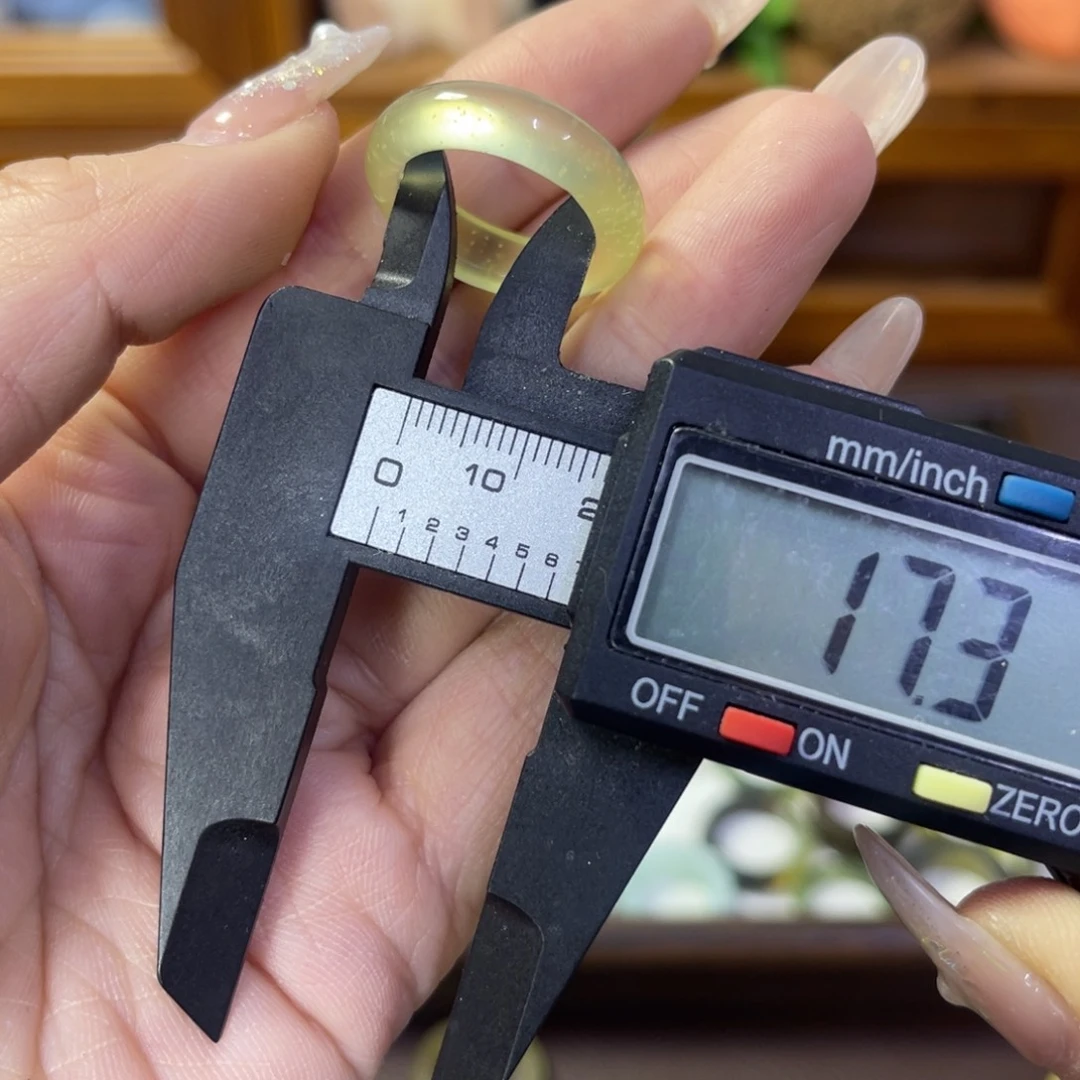 蛇纹石玉未镶嵌戒指99