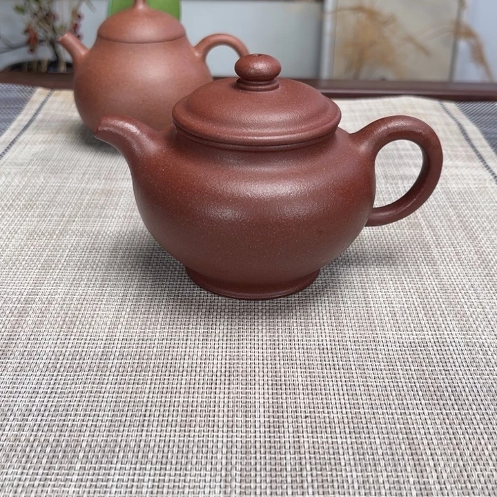 茶壶紫砂桃花泥掇只