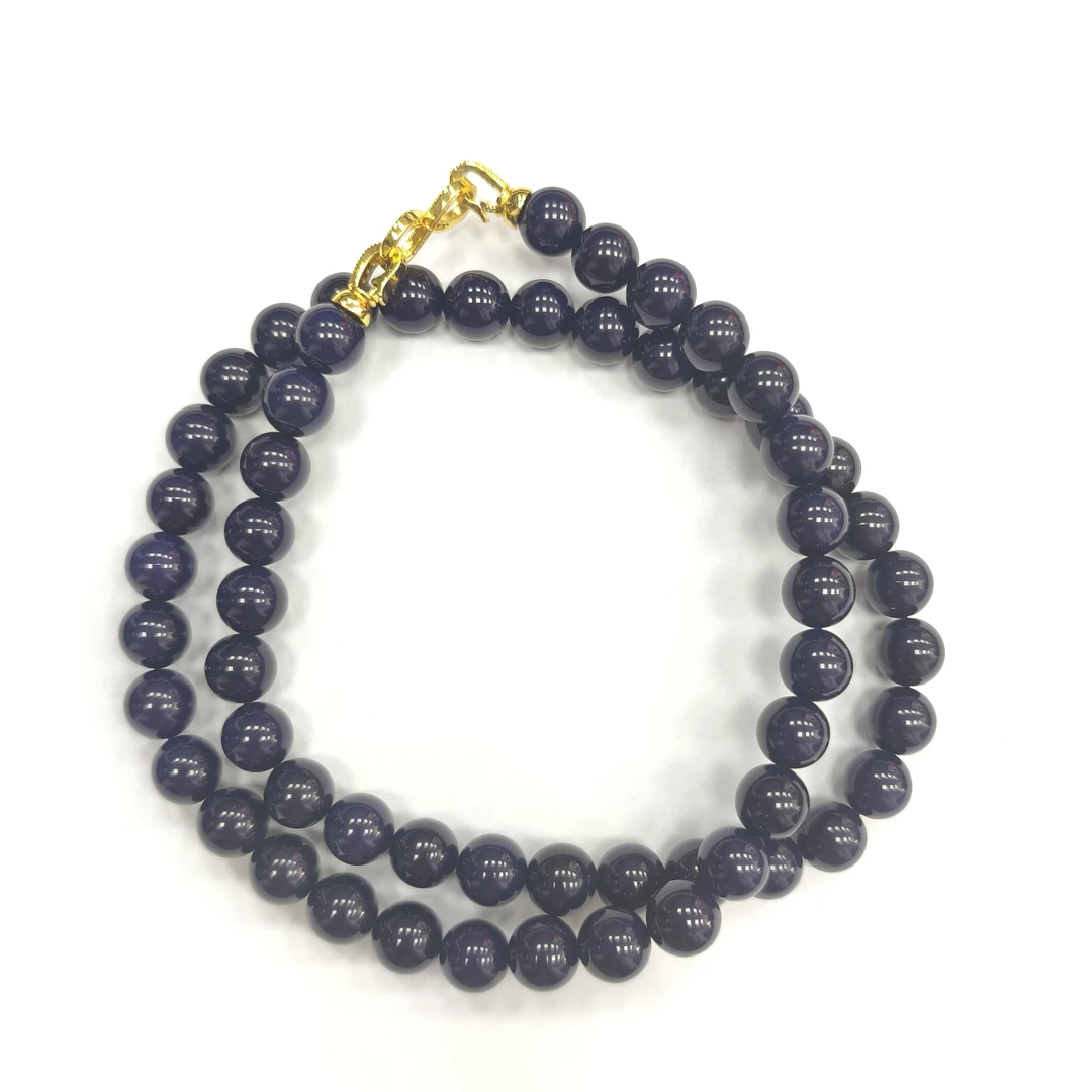 紫杉醇玛瑙项链卡10mm