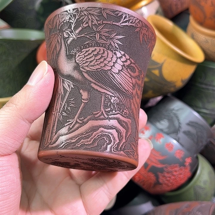 茶杯紫砂全手工紫砂主人杯