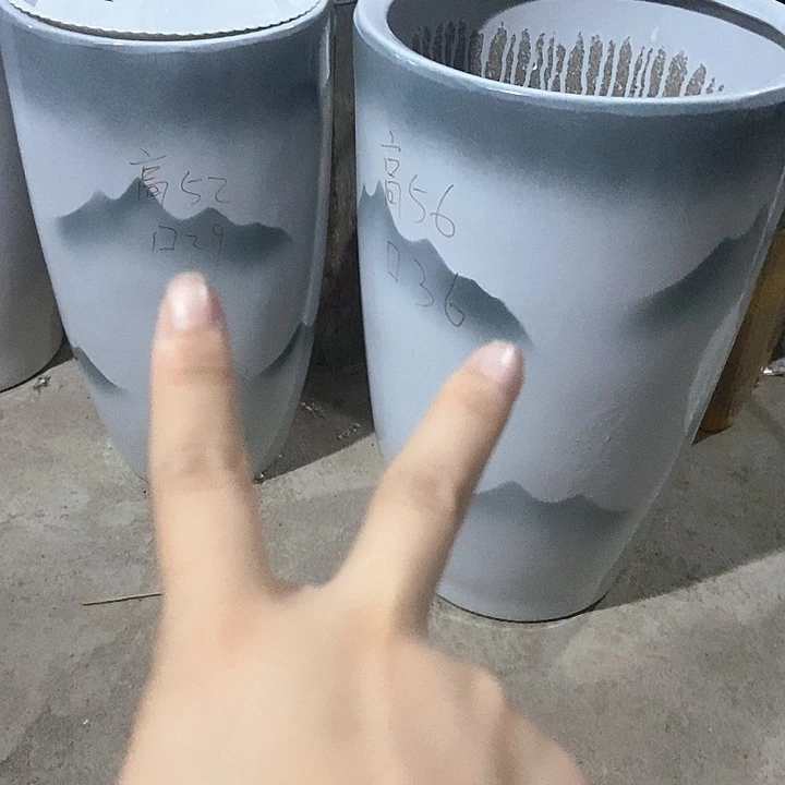 高温烧制套二山水一套