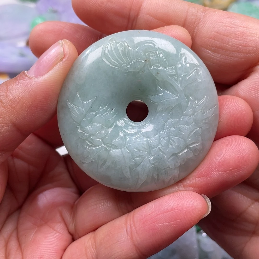 颈饰未镶嵌翡翠翡玉缘翡翠