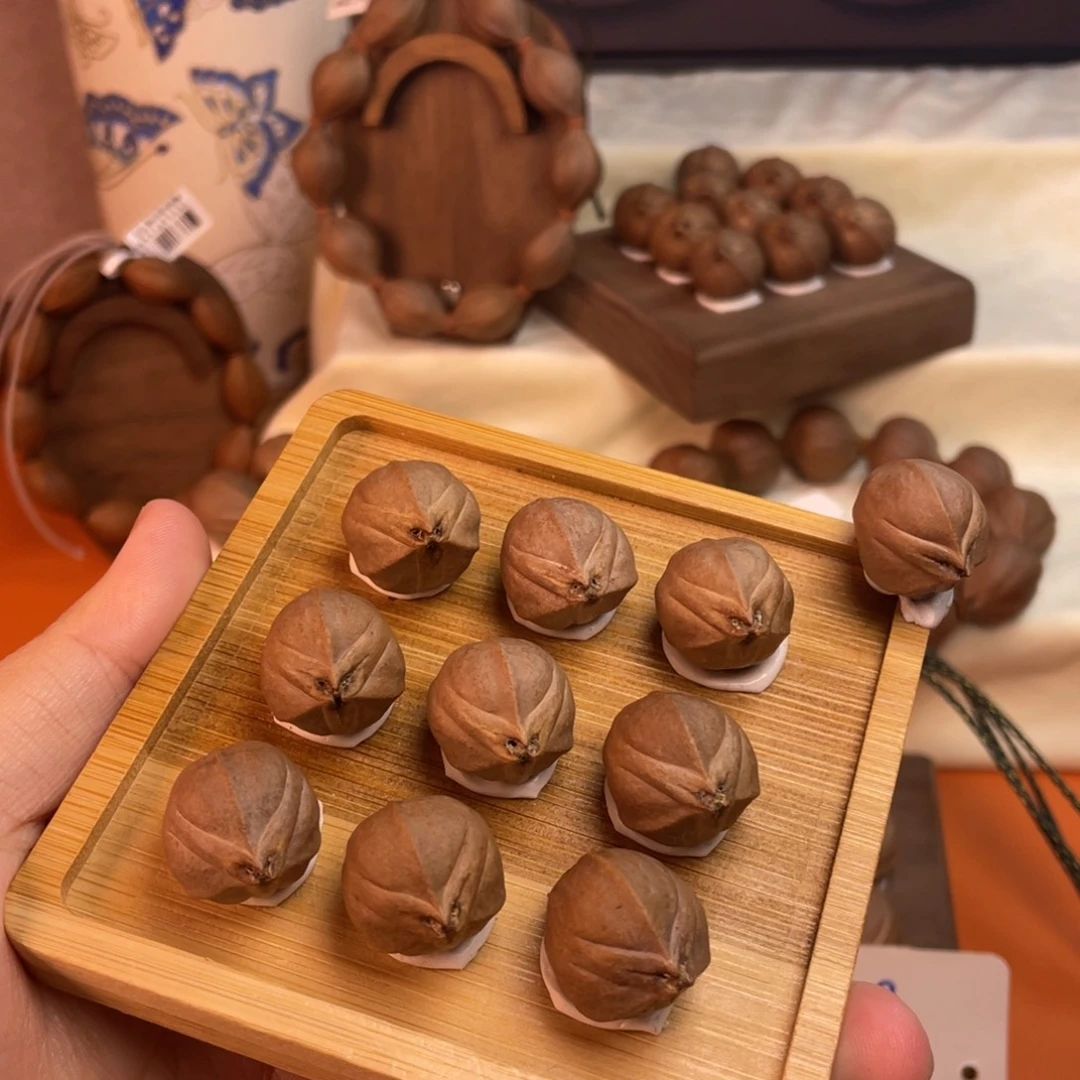 橄榄核手串/手链1824梅林铁核三面佛精品