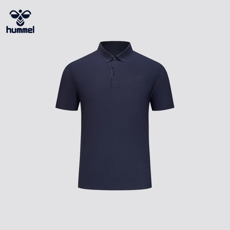 HUMMEL【全无痕】运动polo衫高级感轻薄速干透气凉感夏季翻领短袖