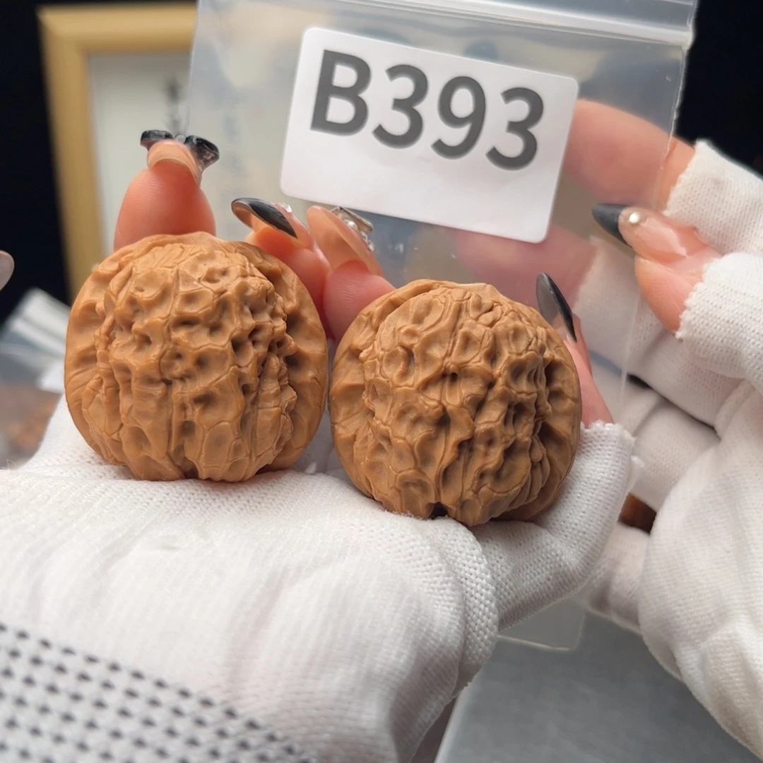 把件文玩核桃39甲骨纹b393