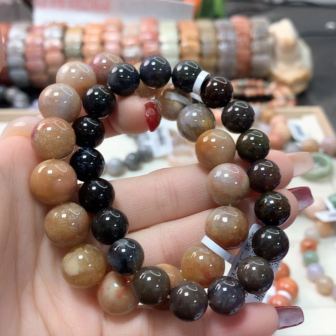 硅化珊瑚（珊瑚玉）手链未镶嵌傻*儿242