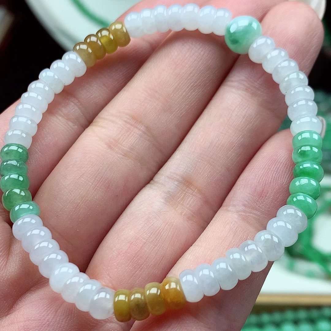 未镶嵌手链翡翠翡翠