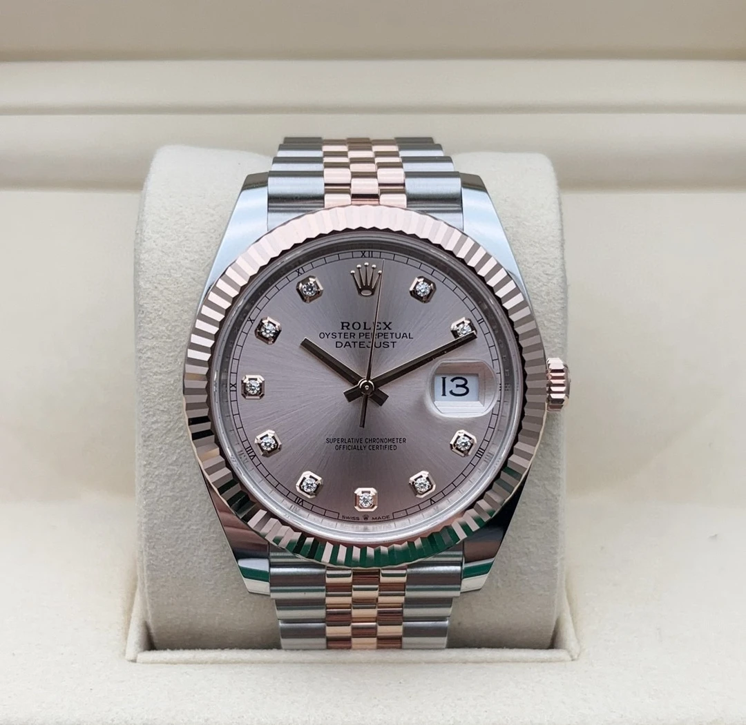 95新 Rolex/劳力士 24年8月全套/日志机械腕表/41表径