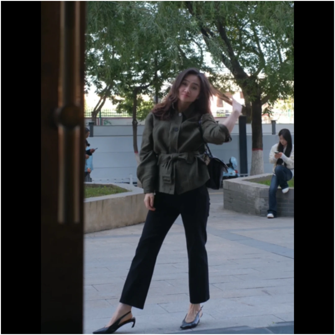 【SHYLOCK FASHION】挺廓轻盈厚实100%亚麻方领短外套