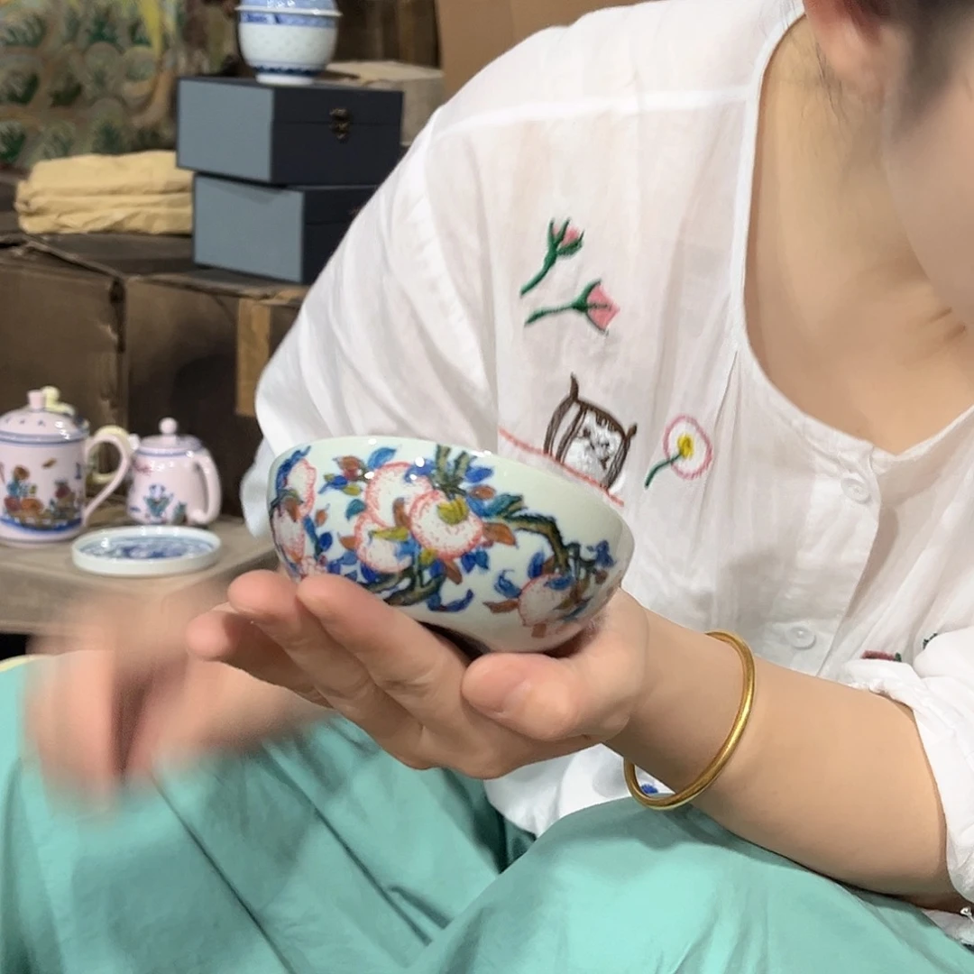 摆件//////景德镇陶瓷瓷器。绿