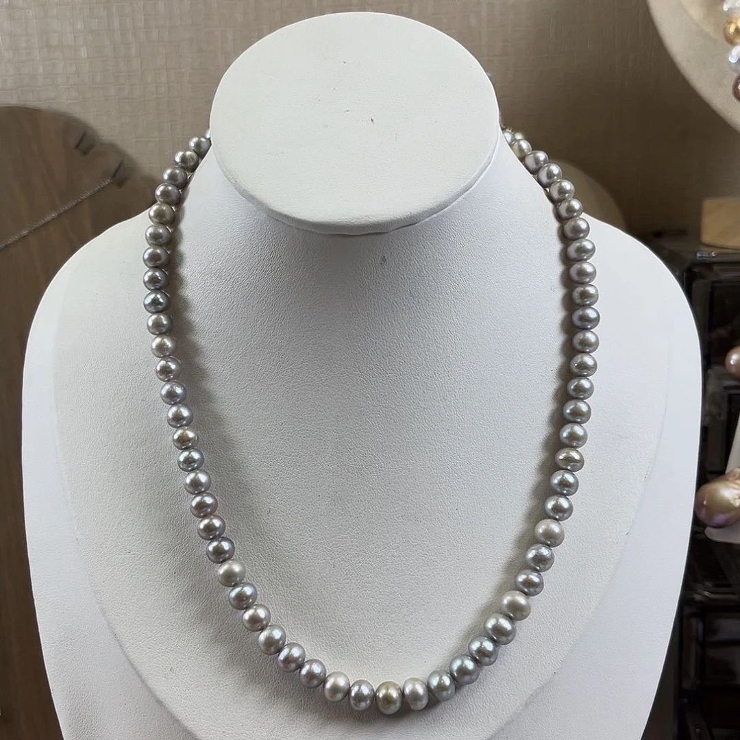 淡水珍珠项链未镶嵌【纯恬】