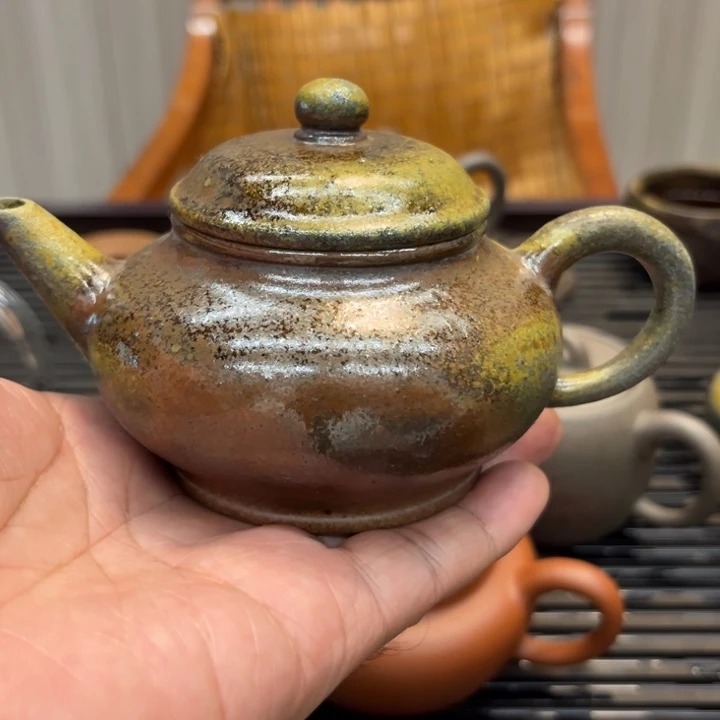茶壶紫砂柴烧200毫升
