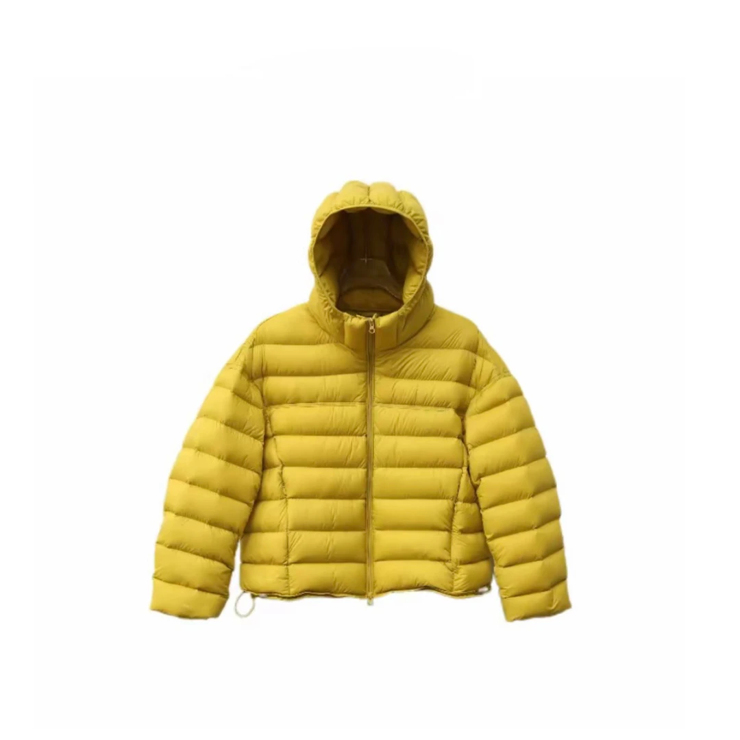 LUOXUE原版95绒 加厚排骨绗线连帽羽绒服 95白鸭绒冬季新款保暖CZ