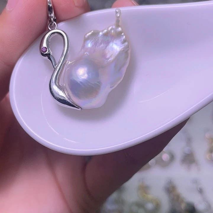 颈饰合金淡水珍珠58