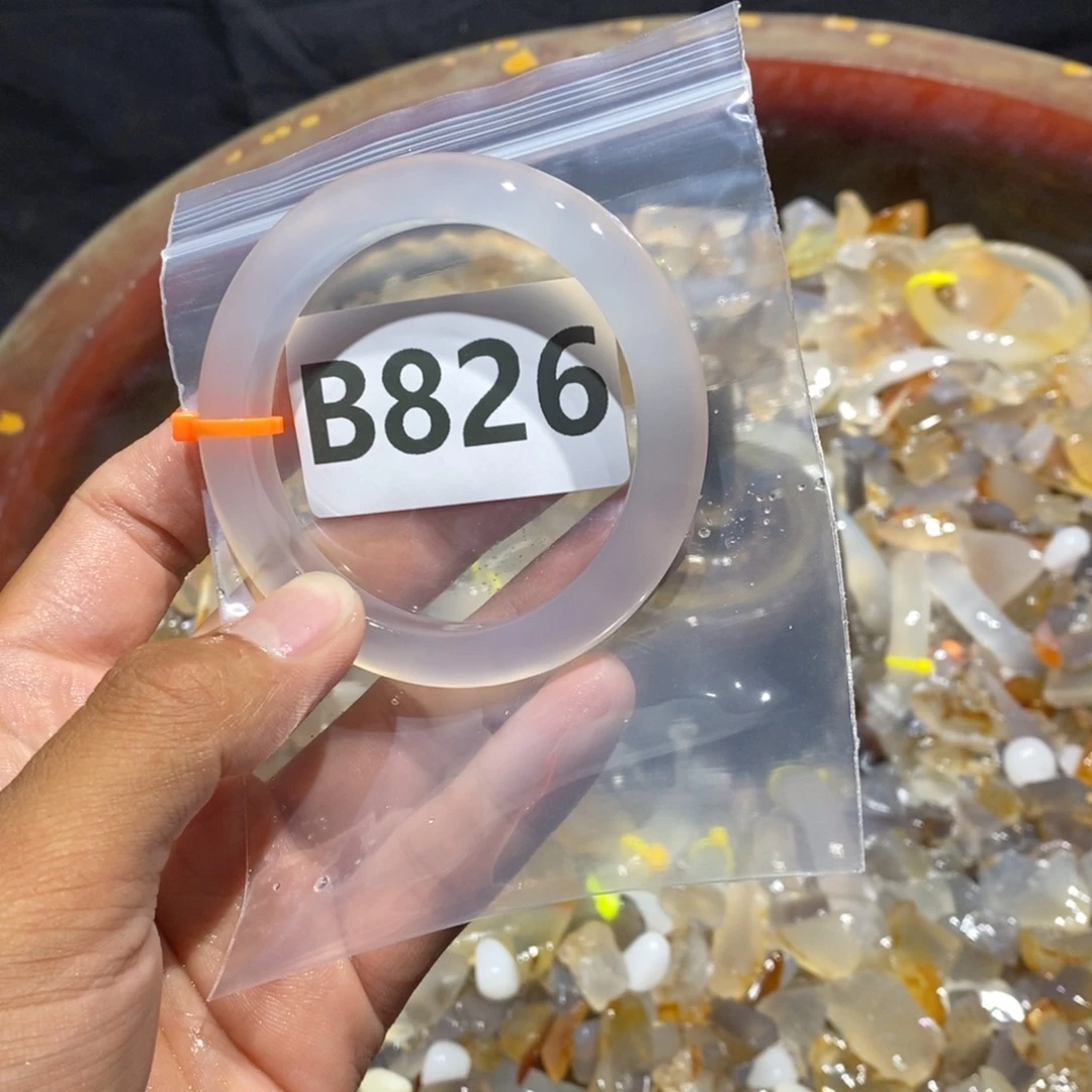 掐***子玛瑙/玉髓未镶嵌手镯