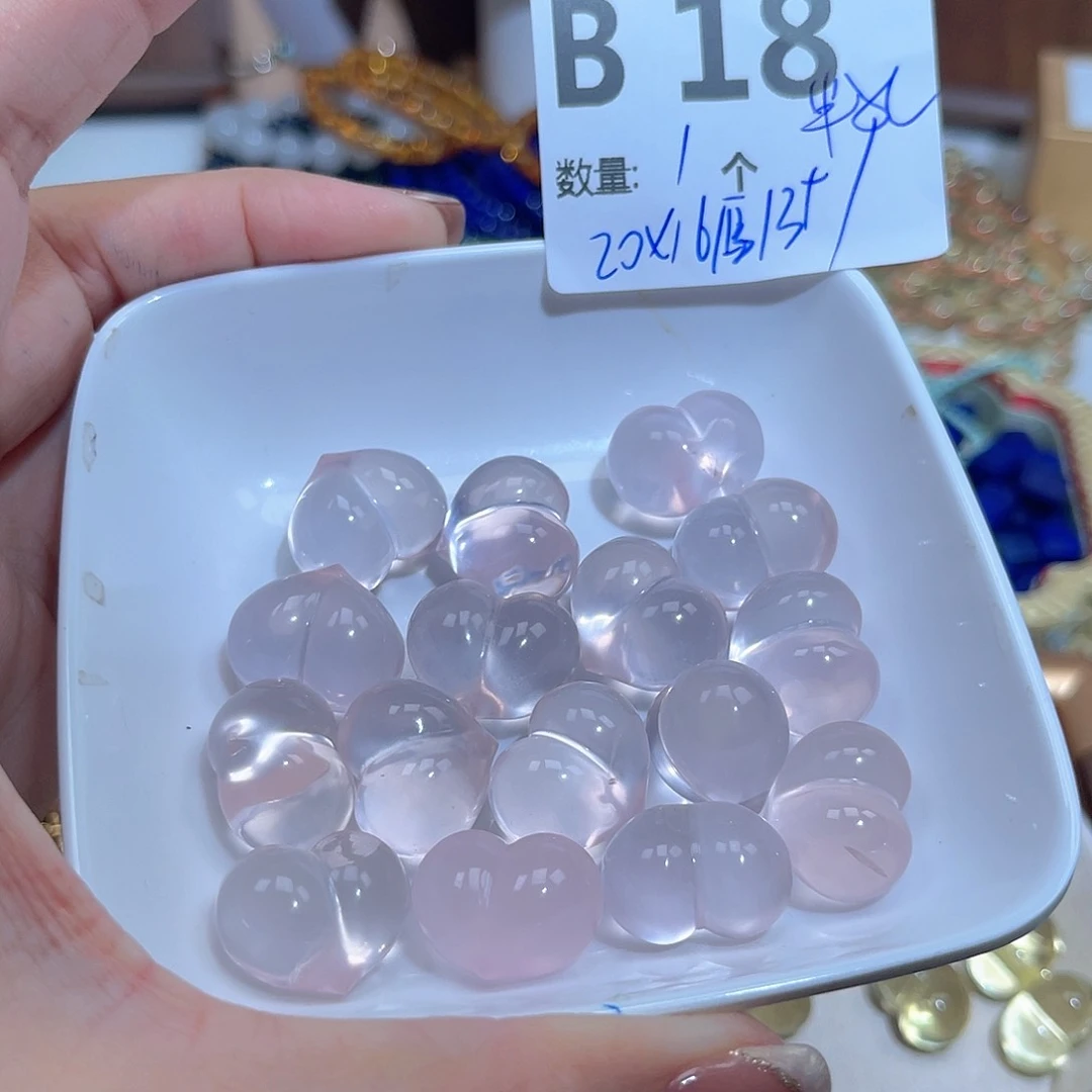 水晶珠宝半成品未镶嵌B18。