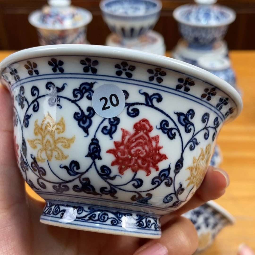 手绘现代茶具非古董春***里