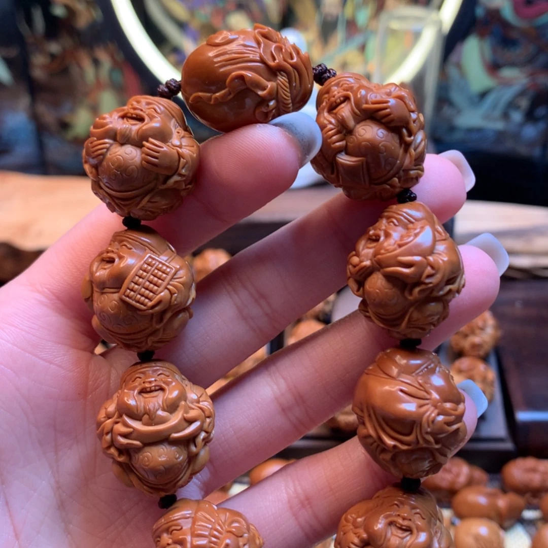 【闪购商品】橄榄核吊坠聚宝财神