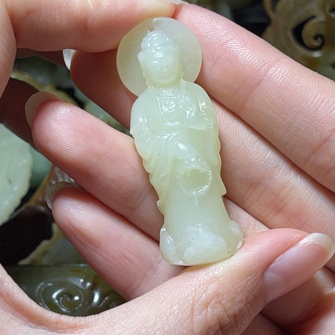 未镶嵌和田玉（糖玉）挂件
