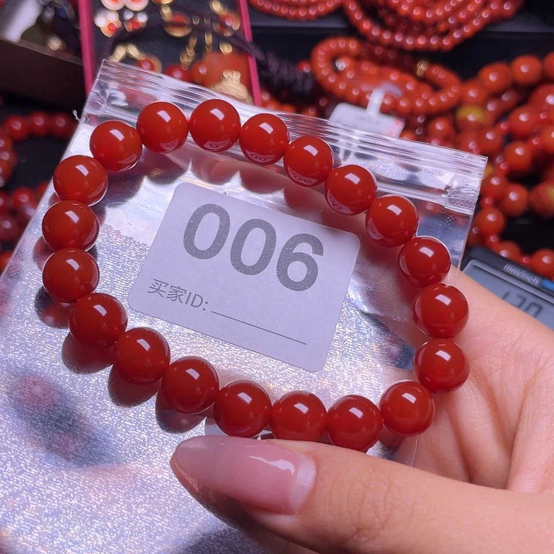 未镶嵌手链南红玛瑙?**哥