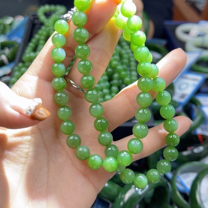 【闪购商品】和田玉（碧玉）颈饰未镶嵌卡8