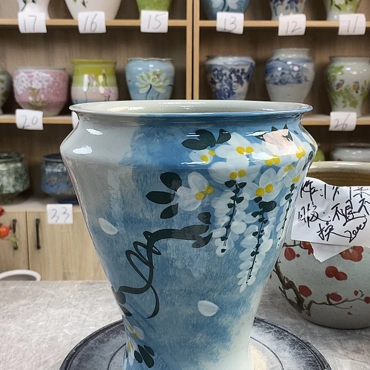 缸23zp景德镇陶瓷花盆
