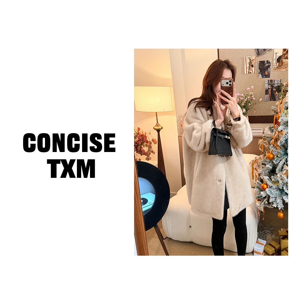 【唐小木】 秋冬百搭保暖宽松外套 W1178