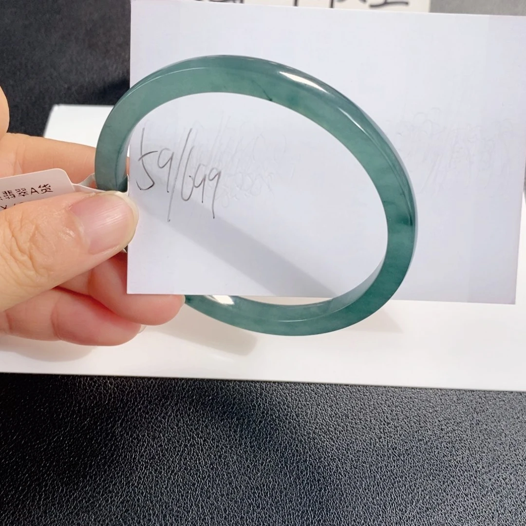 翡翠未镶嵌手镯天然翡翠