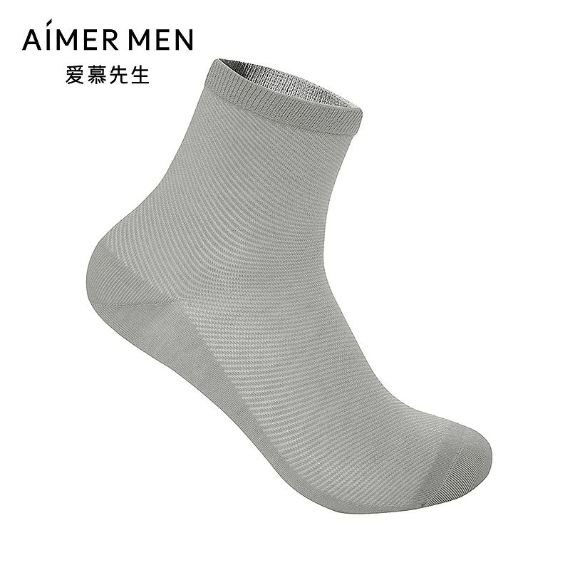 爱慕先生25SS袜子丝麻中筒袜NS94W206