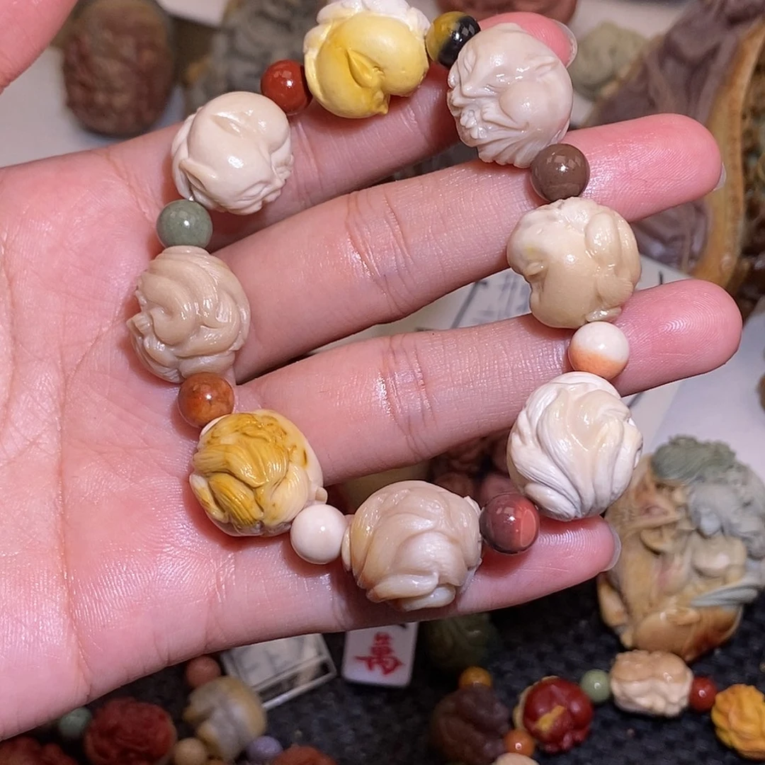 石英质玉（阿拉善玉）未镶嵌手链