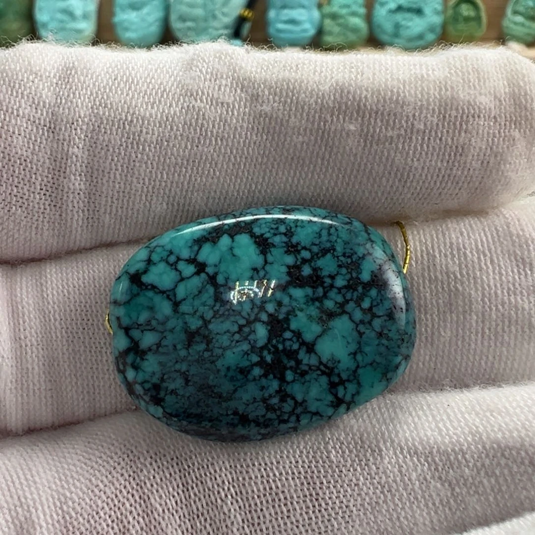未镶嵌绿松石随形19.6mm