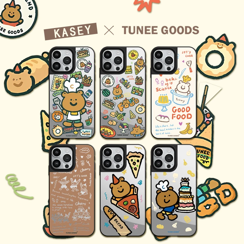 KASEY新款TUNEEGOODS系列CASETI适用于苹果16pm镜面15苹果手机壳