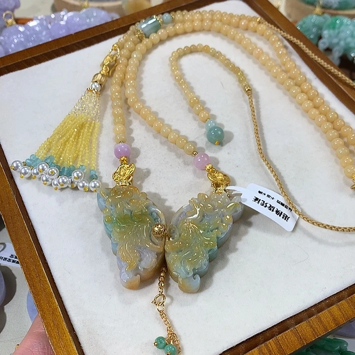 颈饰未镶嵌翡翠翡翠吊坠