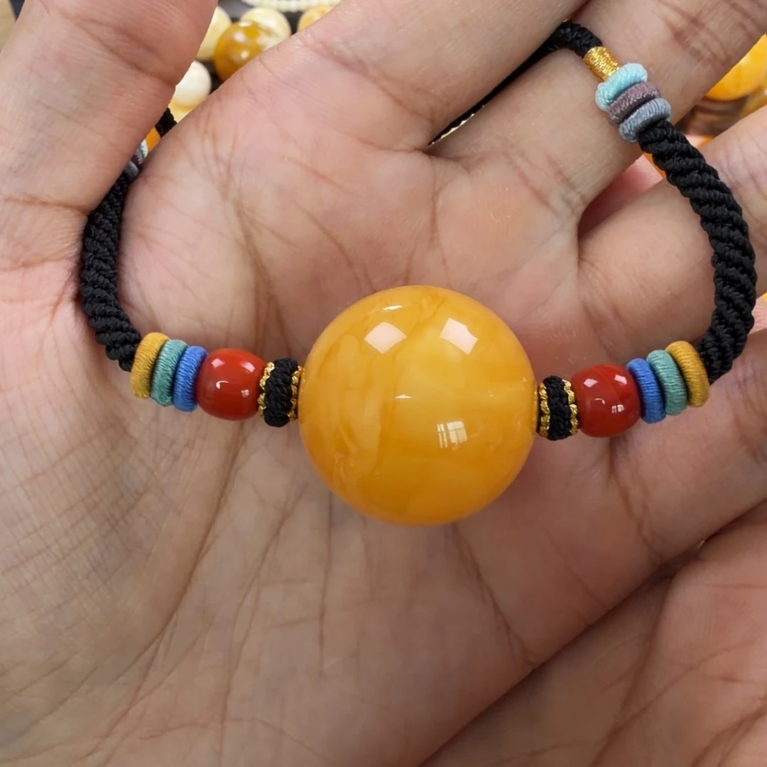 琥珀未镶嵌珠宝奇石26mm