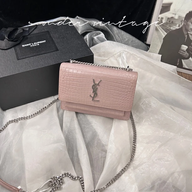 95新 YSL/圣罗兰 ysl小号日落斜挎包