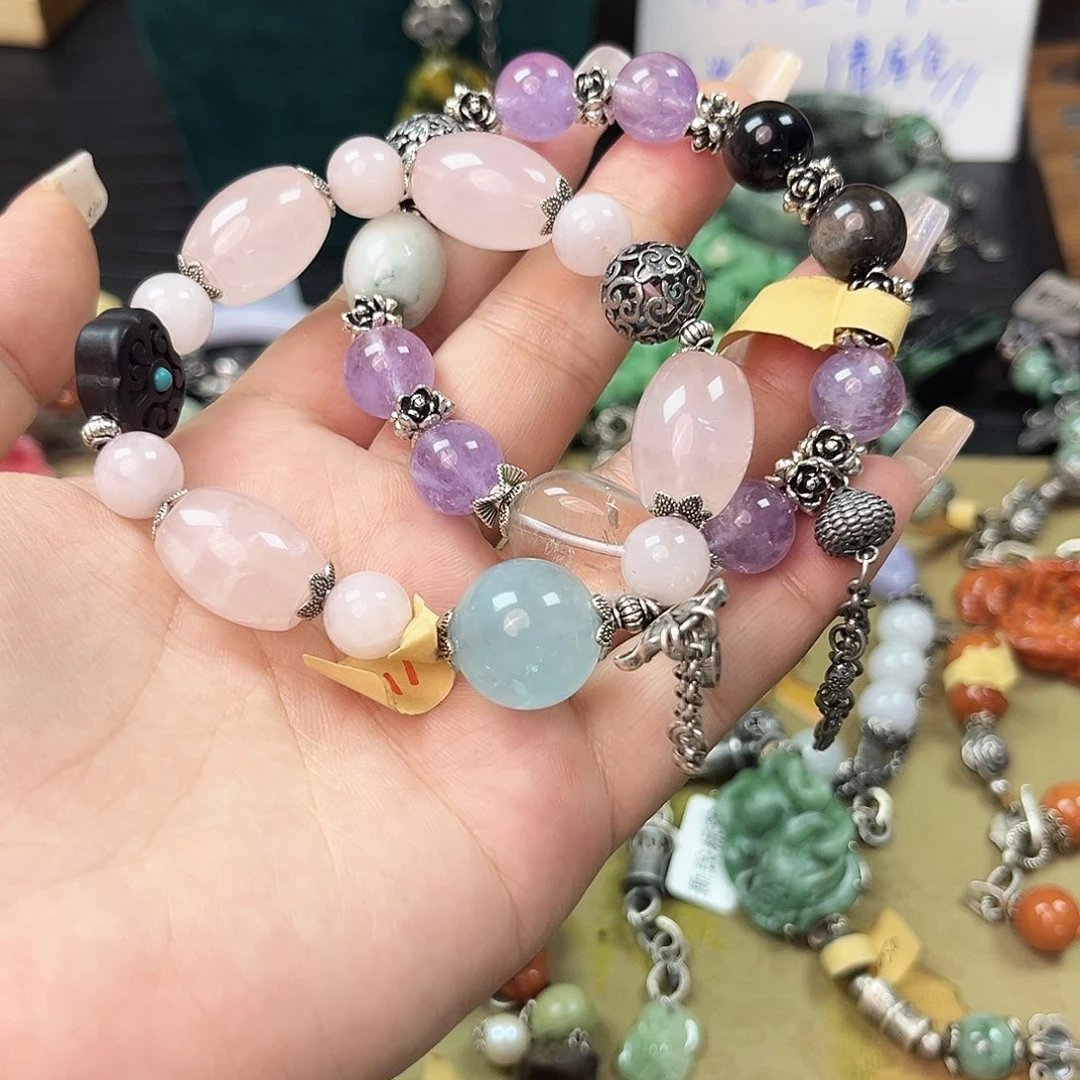 翡翠未镶嵌项链奢****)