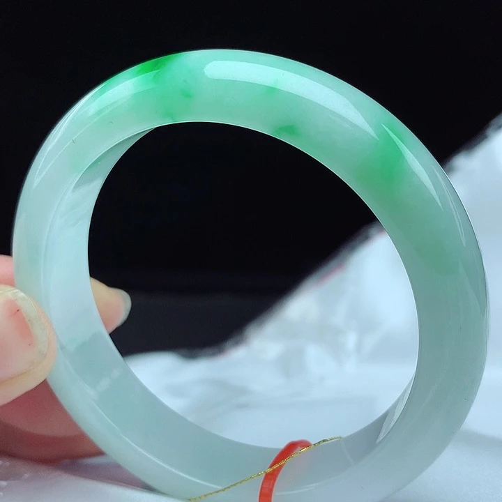 翡翠未镶嵌手镯54圈031