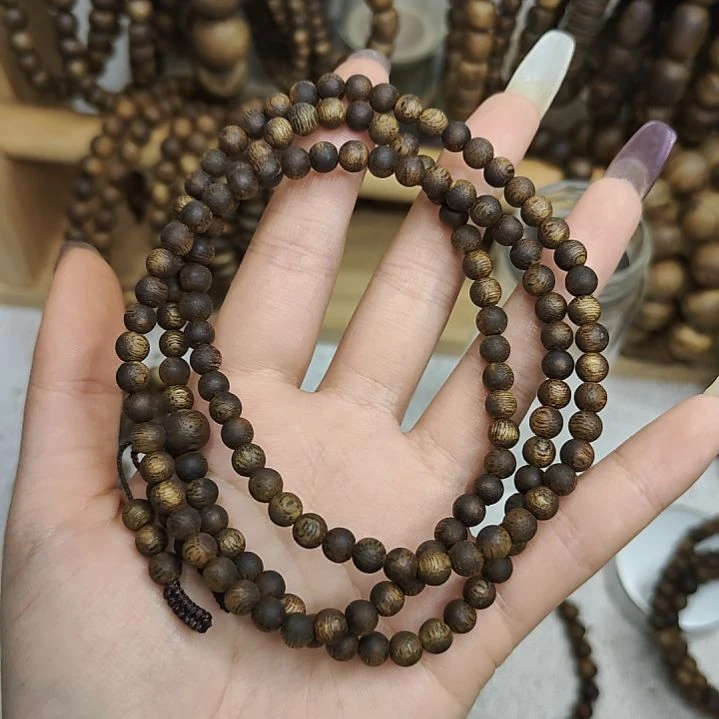 手串沉香奇楠沉香卡五多圈10克+