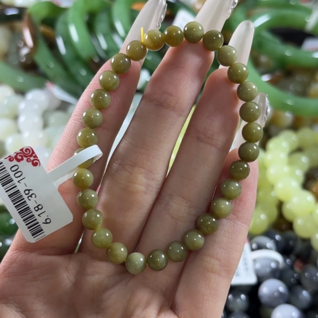 和田玉未镶嵌手链352