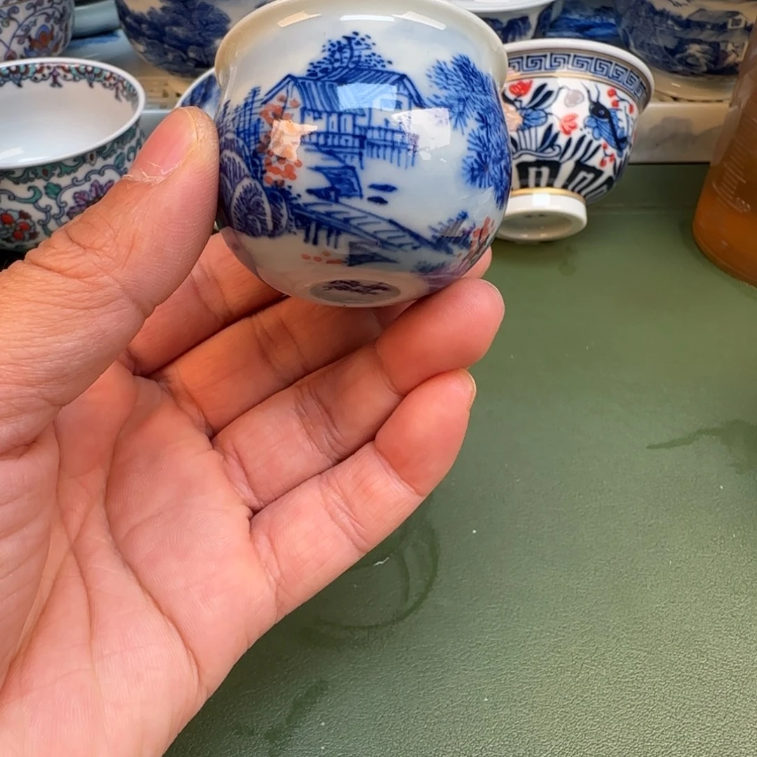 纯手工纯手绘茶具石头7